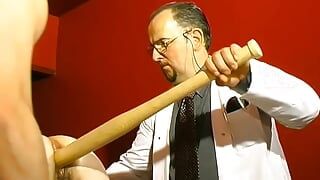 A hot French woman is ready to take doctor’s loaded pecker