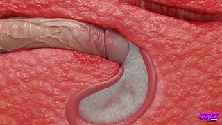 After Getting Gangbanged, Slutty Babe Is Ready For Her Rewards, A Warm Cumshot On Her Face And Tits – HENTAI PROS