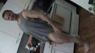 Amateur GF shaving and showering