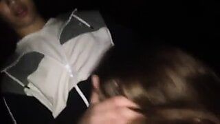 Amateurs Threesomes on the car israeli