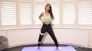 AuntJudys – Hot 34yo MILF Jess is your Naughty Yoga Teacher