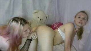 Blond shemales – amazing rimjob and blowjob