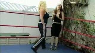 Blonde on Brunette Humiliation
