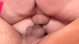 Busty blonde gets drilled in all holes by her step step dad’s amigos