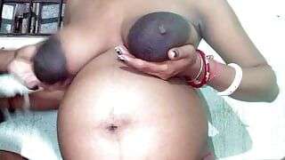 Desi pregnant girl big black boobs