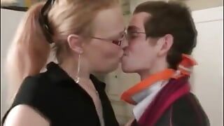 Dutch Butterface with Glasses