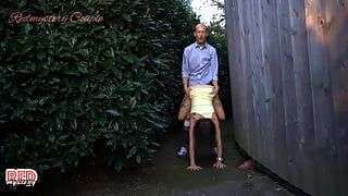 Fucking a party girl in the back of the club