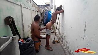 Fucking My Stepdaughter in the Backyard