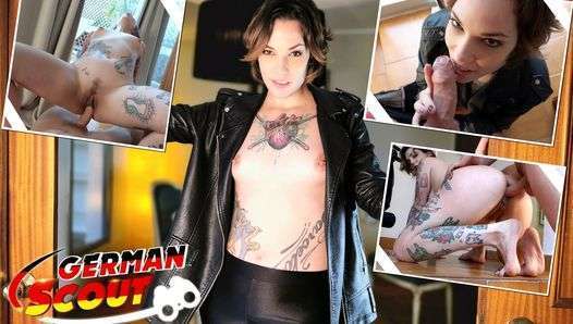 German Scout – Small Tits Inked Teen Silvia Ruby Pickup for Casting Fuck