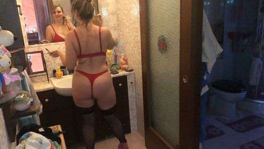 Luna wants it in her ass as a Valentine’s Day present