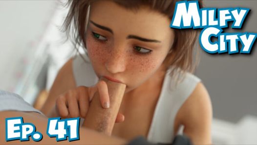 Milfy City # 41 I want to try to take my stepbrother’s cock as deep as possible