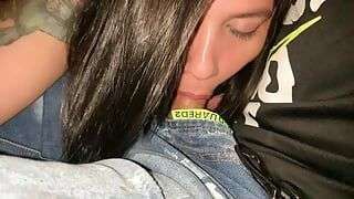 My best friend masturbates me in his car through the streets of Cali Colombia