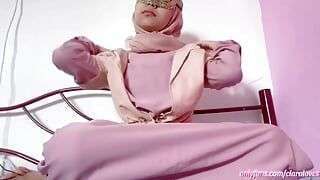 Naughty hijab, this woman really wants cock