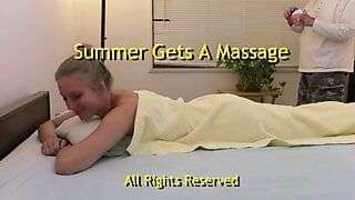 Summer Gets A Massage
