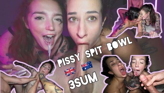 Australian Kiki & British Amy Pissed on and FUCKED HARD