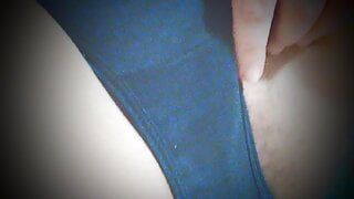 Cumming with no hands and with my panties on