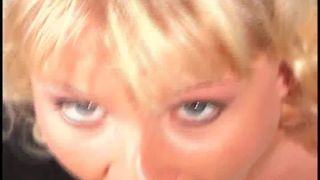 Finnish busty Emilia sucks cock POV