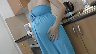 Fucks Pregnant Woman and Cums on Her Belly