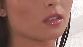 My girlfriend Divinity Love a slut with shaved pussy and