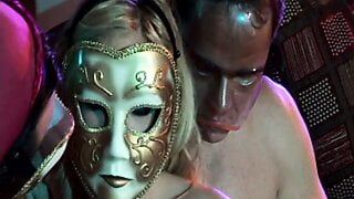 Sexy whores share cock and ride him with assholes