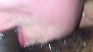 Sloppy throat bbw slave