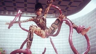 Uncensored Hentai – Hot girl with full body tattooed gets fucked