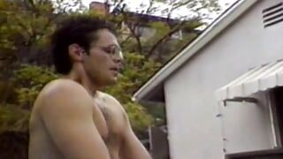 Big titted slut got pounded by 2 cocks in pool