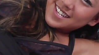 Pussy 18 year old Tinah Star an asian born slut with shaved