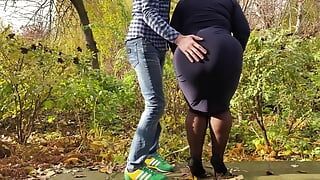 Have you seen your mother-in-law peeing outdoors?