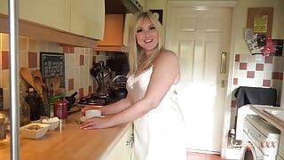 AuntJudysXXX – Your Busty BBW Wife Charlie Rae Sucks Your Cock in the Kitchen (pov)