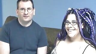 Cute teen sucks horny stud dick then gets banged