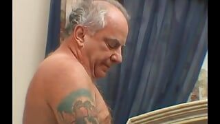 Gramps fetish bj teen sucking on dick