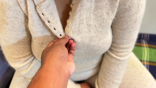 I Fuck My Step Mom's Friend & Early Cum, But Her sexual needs are not yet fulfilled because she was supper sensual