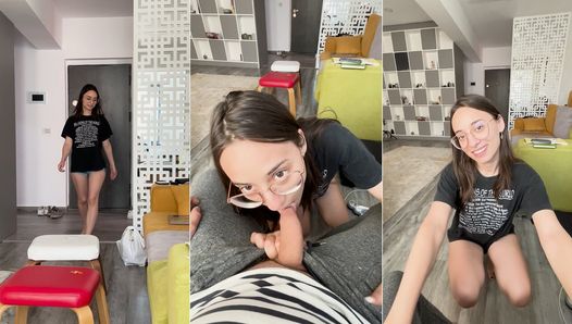 Monelil came home exhausted from shopping because it was 40 degrees outside.