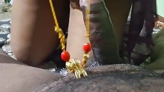 Rich aunty fuck with husband friend