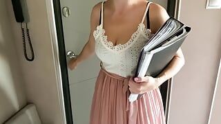 Seduced and Fucked His Shy Teacher – Russian Amateur with Conversations