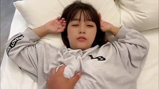 When you wake up in the morning, a couple is indecently entangled. – She with an innocent cute smile and seeks each other fiercely from the morning.