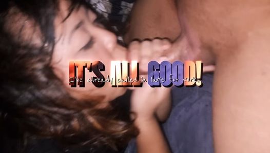 Cock hungry malay girl is late for work, but it’s all good!