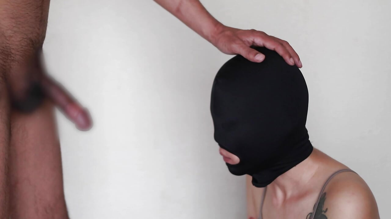 As an education for new employees, we conduct deep throating in the company restroom. This is the fourth person this month!