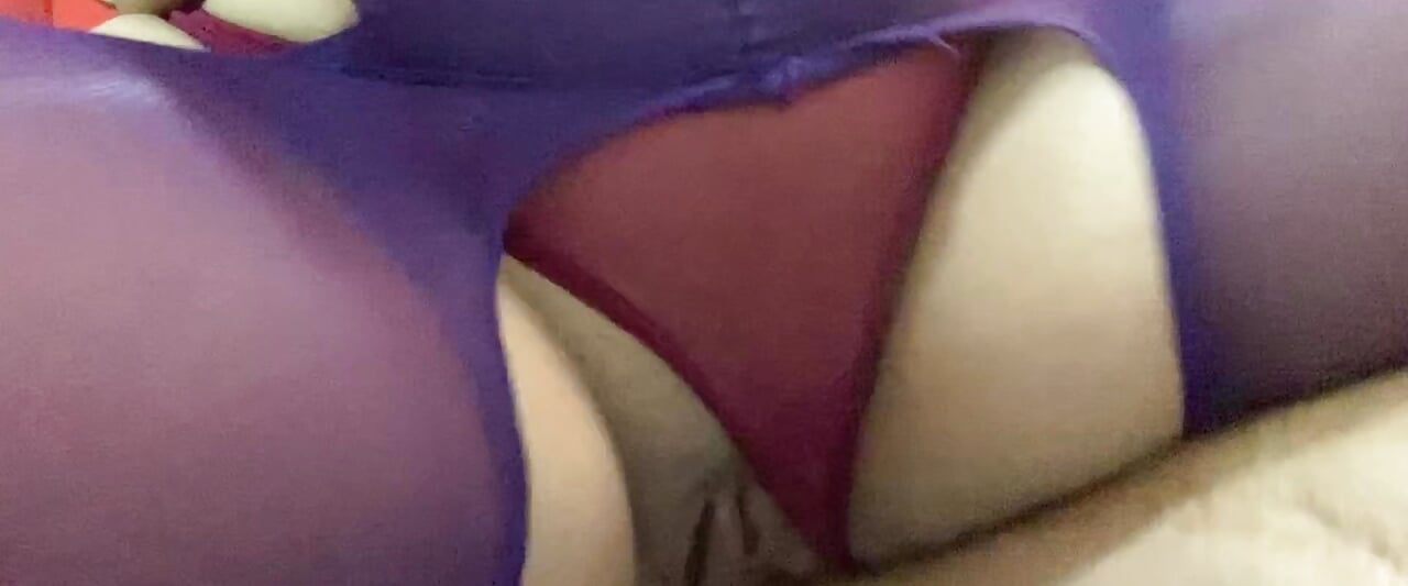 Big Ass in Colorful Lingerie