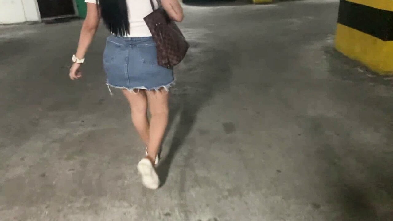 CAMERA ON WOMAN SHOWING UNDERWEAR