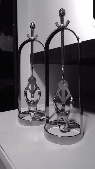 Clamps for nipple torture