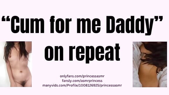 Cum for me daddy ASMR