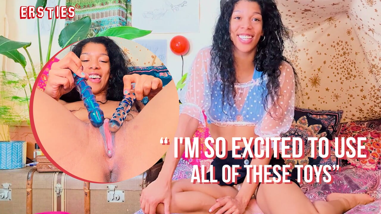 Ersties – UK Babe Sabrina J Masturbates With a Variety of Sex Toys