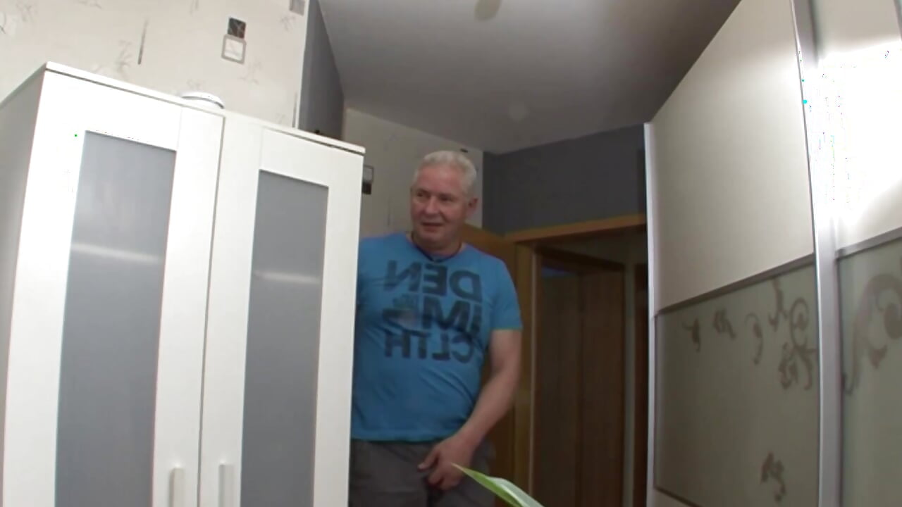 German wet housewives cunt with sagging tits gets banged hard by horny husband