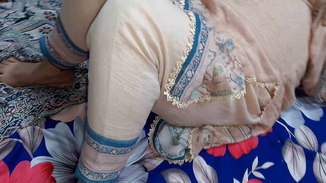 Husband had sex with his beautiful Indian wife she was watching a movie on mobile .