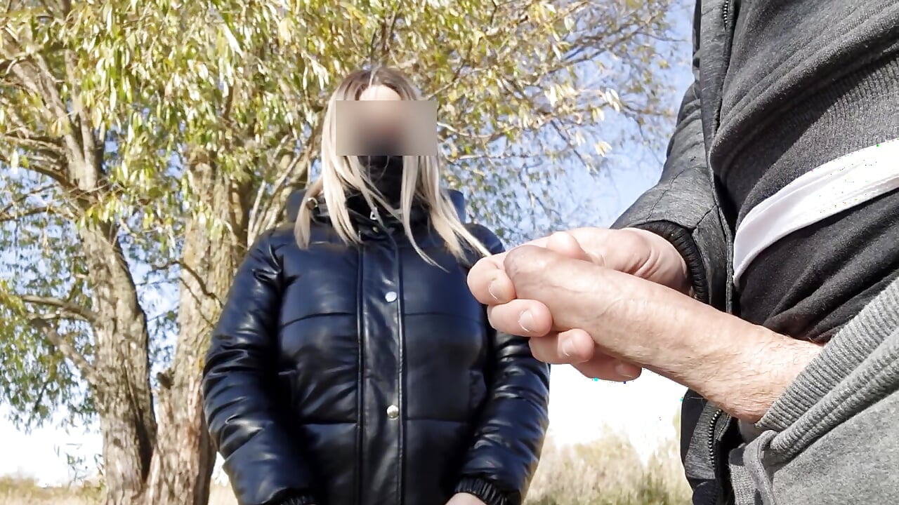 If a girl walks alone in nature, it means she is bored, she is without a boyfriend and wants to look at guys with naked penises