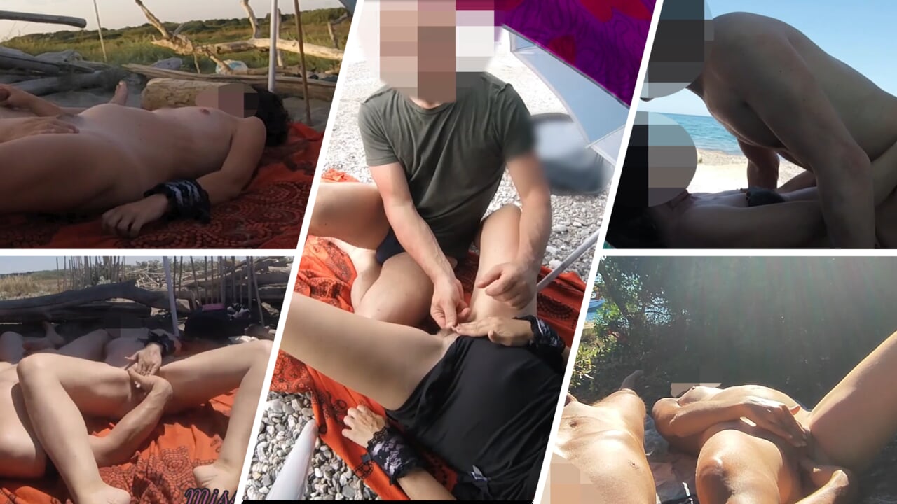 Public beach orgasm squirt compilation – Amateur exhibitionist francais – MissCreamy