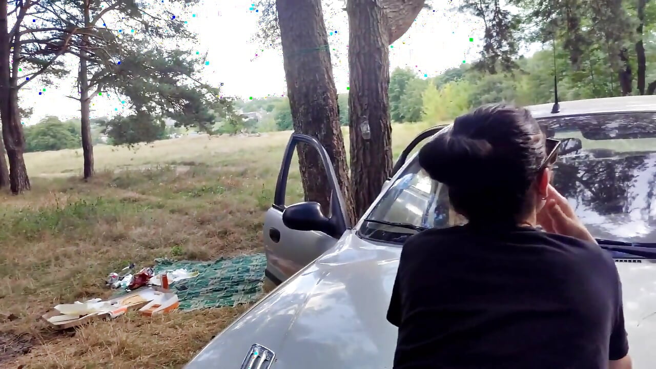 Sex Near a Car in an Outdoor Place