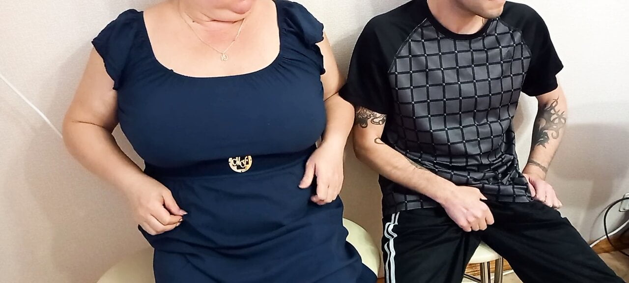 she jerks off my cock and helps me finish